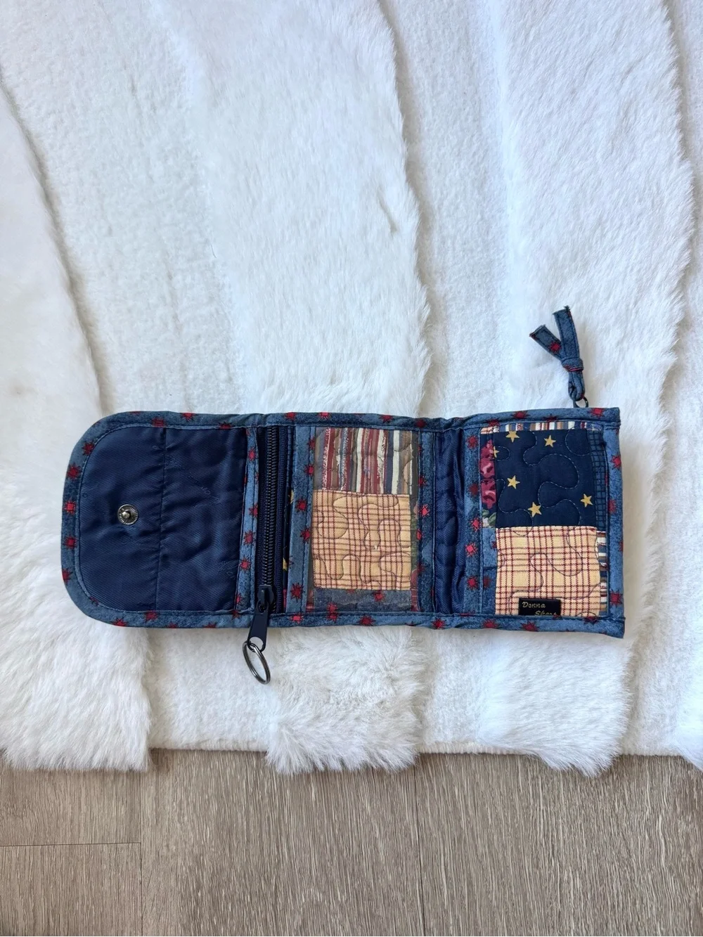 Donna Sharp Quilted Patchwork Cotton Trifold Wallet